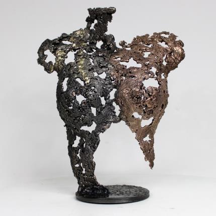 Skulptur Pavarti compromis von Buil Philippe | Skulptur Klassisch Bronze, Metall, Mischtechnik Akt