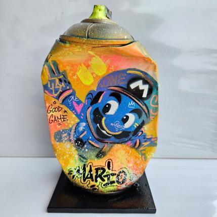 Sculpture Mario fly by Kedarone | Sculpture Recycling Recycled objects