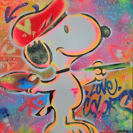 Painting Snoopy colors by Kedarone | Painting Pop-art Graffiti, Posca Pop icons