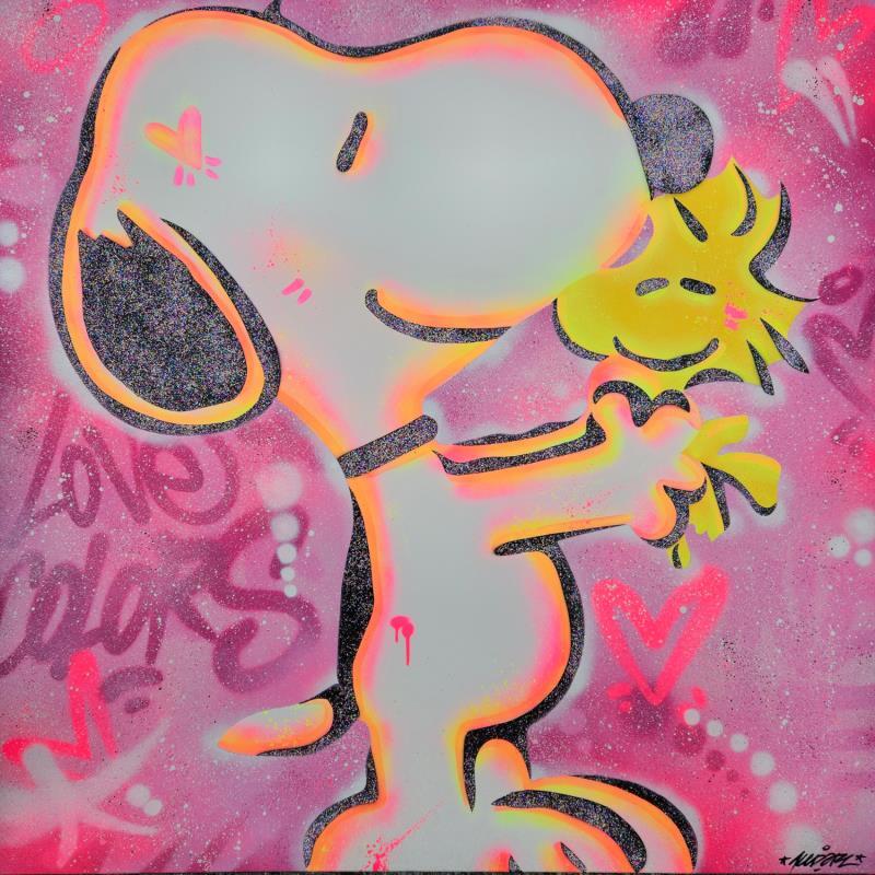 Peinture best love ever par Kedarone | Tableau Pop-art Icones Pop Graffiti Posca