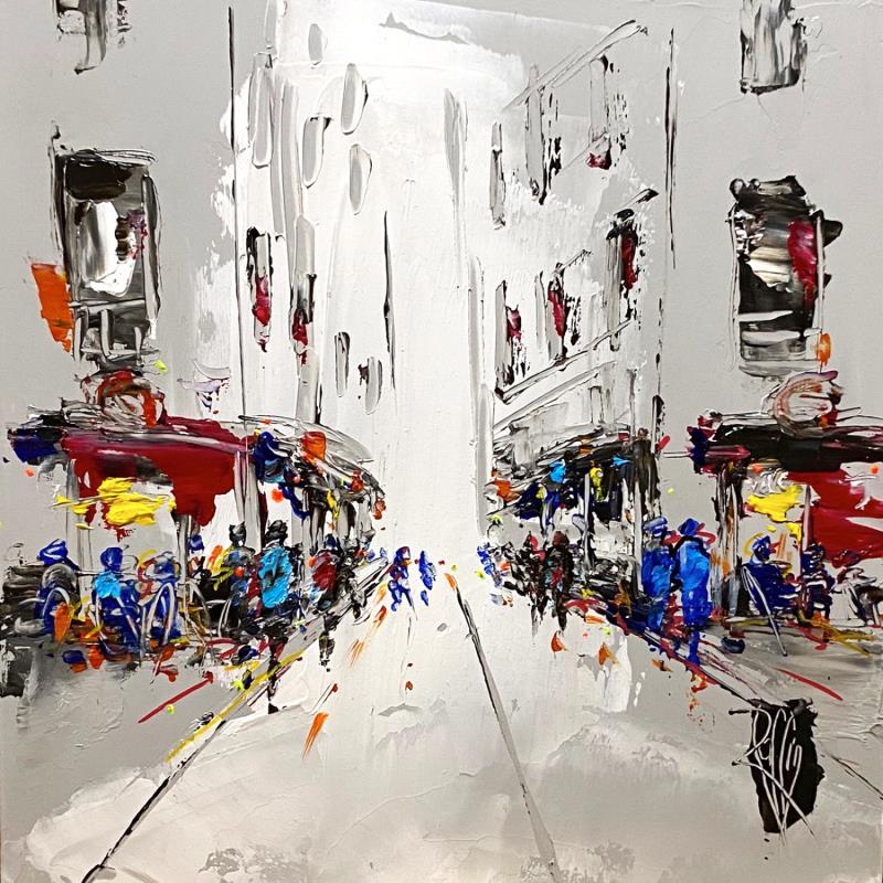 Painting Vers 17h by Raffin Christian | Painting Figurative Urban Oil Acrylic