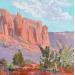 Painting Sedona Vista by Carrillo Cindy  | Painting Figurative Landscapes Oil