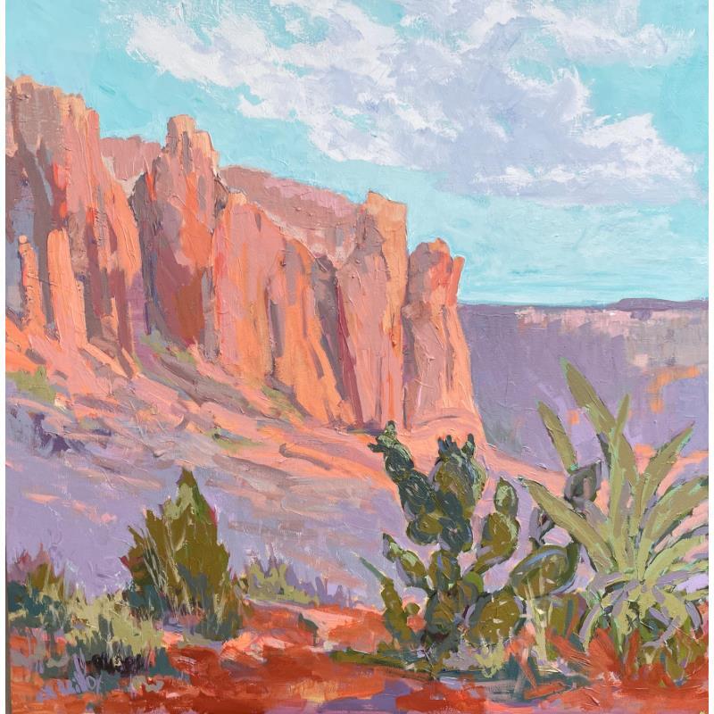 Painting Sedona Vista by Carrillo Cindy  | Painting Figurative Oil Landscapes