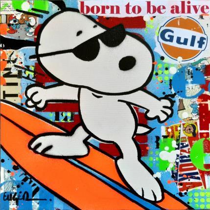 Peinture SURFING par Euger Philippe | Tableau Pop-art Acrylique, Collage, Graffiti Icones Pop
