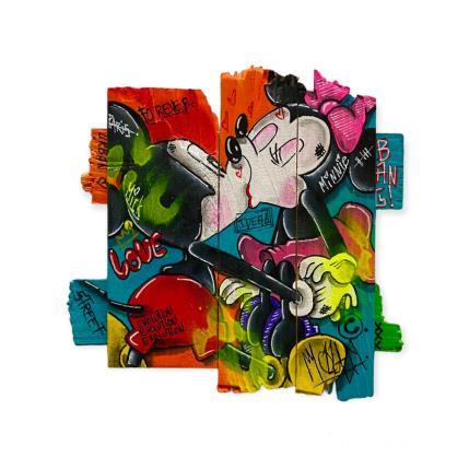 Painting Evolution by Molla Nathalie  | Painting Pop art Mixed Pop icons