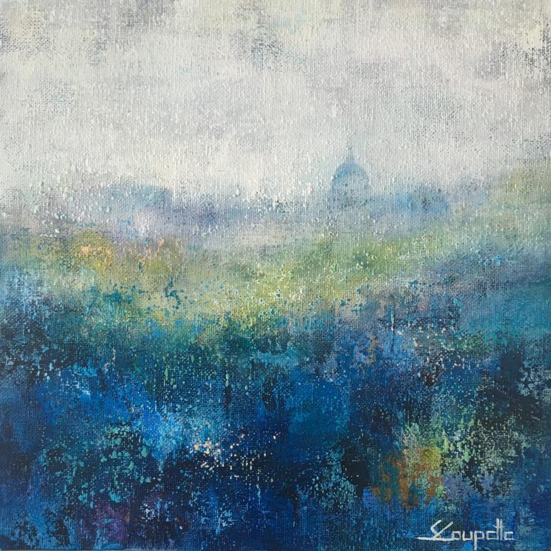 Painting DUSK by Coupette Steffi | Painting Abstract Acrylic Landscapes
