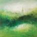 Painting GREENISH by Coupette Steffi | Painting Abstract Landscapes Acrylic