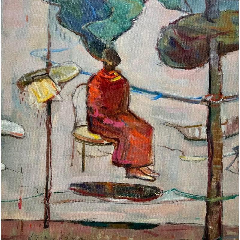 Gemälde Meditation von Tryndyk Vasily | Gemälde Figurativ Öl