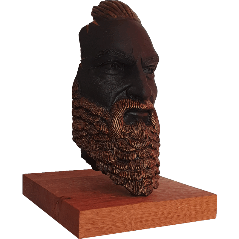 Sculpture Portrait Viking 
