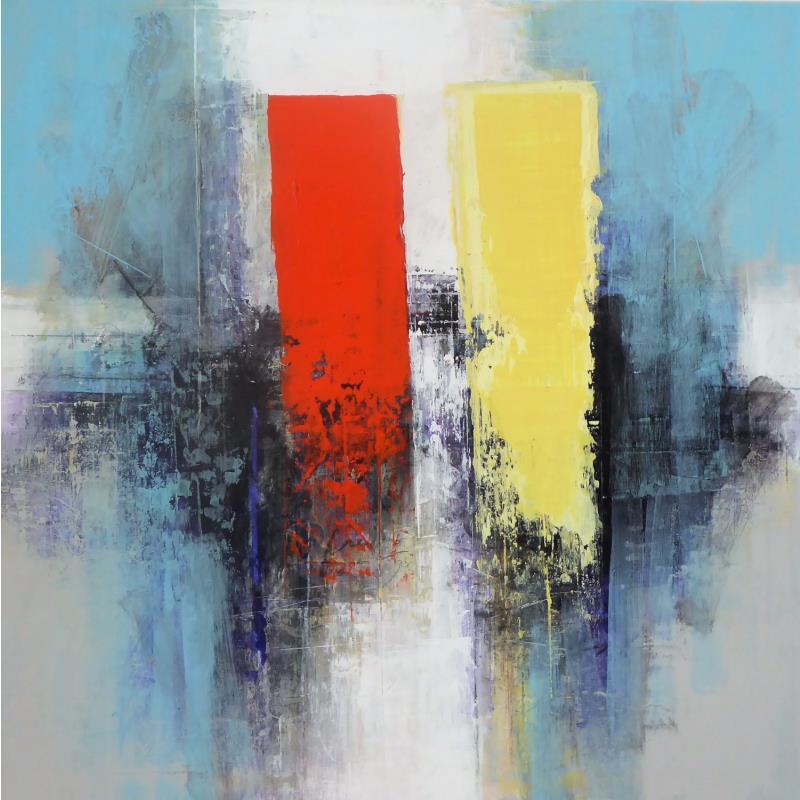 Painting Contraste  by Silveira Saulo | Painting Abstract Oil
