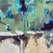 Peinture Ruelle Bormes les Mimosas par Brooksby | Tableau Figuratif Nature Huile