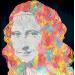 Gemälde Mona Lisa von Schroeder Virginie | Gemälde Pop-Art Pop-Ikonen Öl Acryl