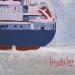 Peinture Tanker par Brooksby | Tableau Figuratif Marine Huile