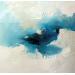 Painting Le bruit de l'eau  by Dumontier Nathalie | Painting Abstract Minimalist Oil