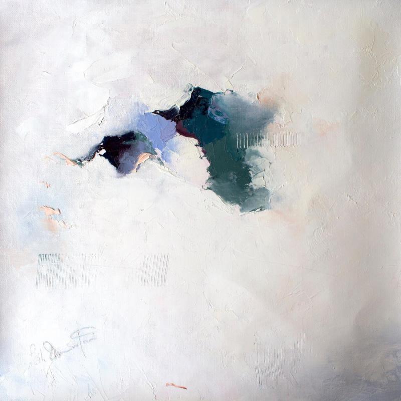 Peinture Et, ce mystère par Dumontier Nathalie | Tableau Abstrait Huile Minimaliste