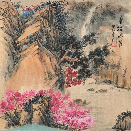 Gemälde Spring  von Yu Huan Huan | Gemälde Figurativ Tinte Landschaften
