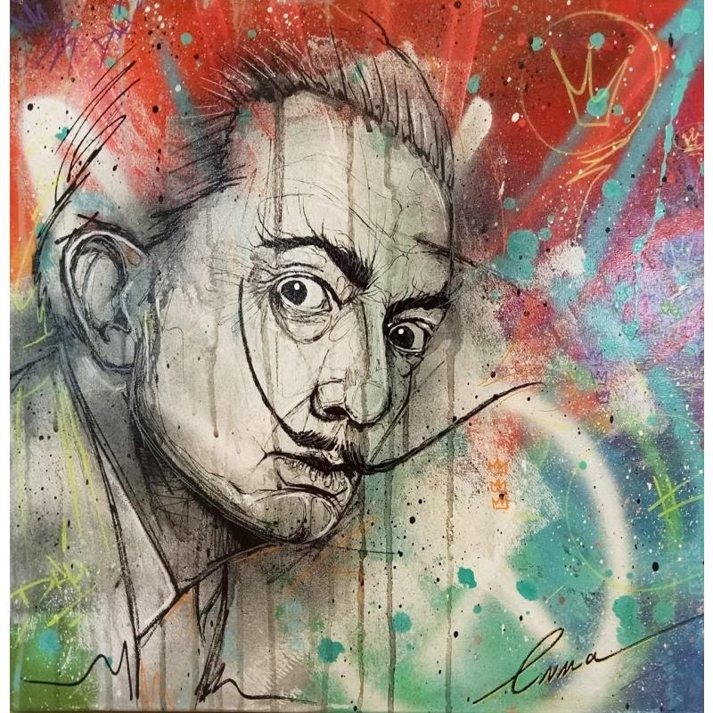 Peinture La résistance de la mémoire par Luma | Tableau Pop-art Portraits Icones Pop Acrylique
