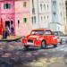 Painting French Vibes by Pigni Diana | Painting Impressionism Urban Oil