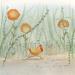 Peinture Petite poule des prés par Fleur Marjoline  | Tableau Figuratif Paysages Animaux Aquarelle