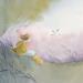 Peinture La fillette dans le vent par Marjoline Fleur | Tableau Figuratif Nature Animaux Enfant Aquarelle