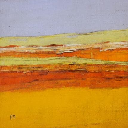 Painting Pensée estivale by Marteau Frederique | Painting Abstract Oil Landscapes
