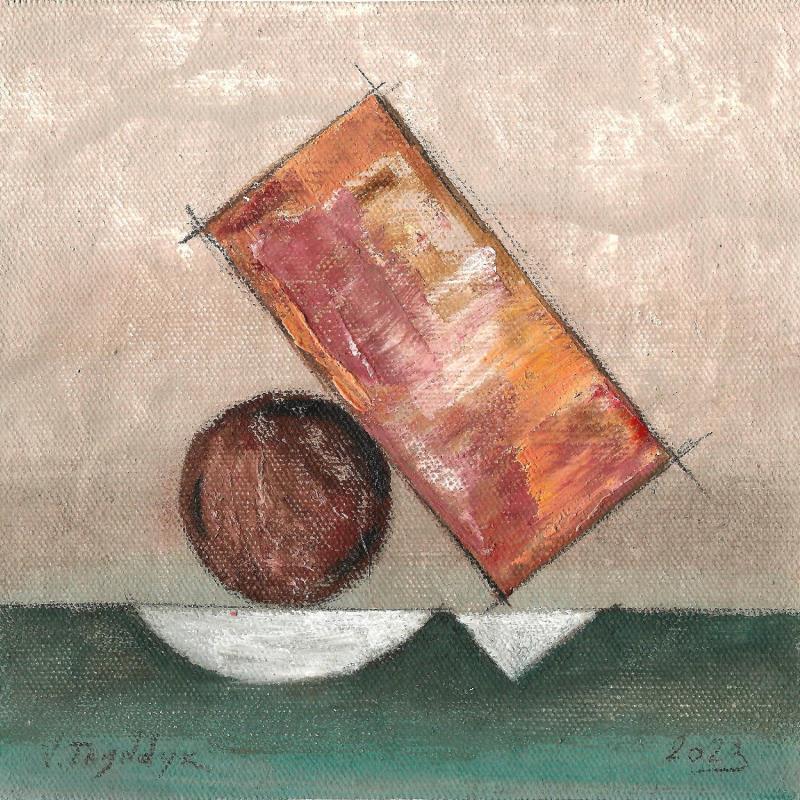 Gemälde Equilibrium von Tryndyk Vasily | Gemälde Figurativ Minimalistisch Öl