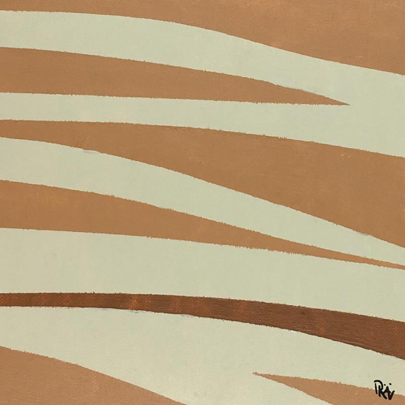 Painting Tiger by Räv | Painting Abstract Acrylic Minimalist