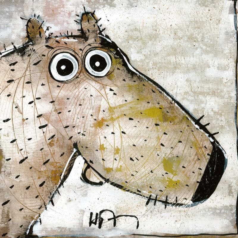 Painting Sans titre 92 by Maury Hervé | Painting Illustrative Mixed Animals