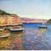 Painting Cinque Terre by Mekhova Evgeniia | Painting Figurative Marine Oil