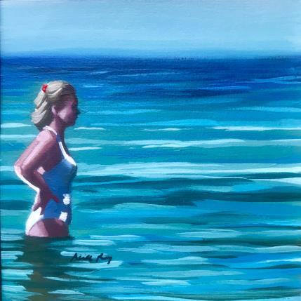 Painting Le Bain du matin by Alice Roy | Painting Figurative Oil