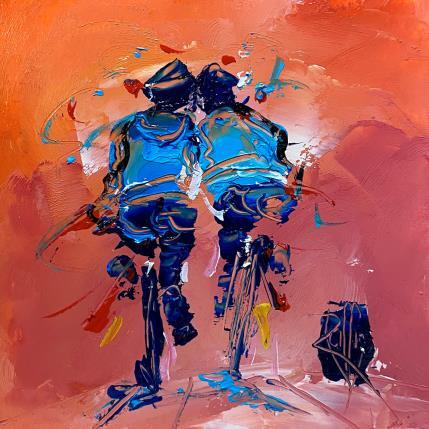 Painting Un peu de Nous by Raffin Christian | Painting Figurative Acrylic, Oil Life style