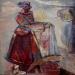 Gemälde Washer woman von Tryndyk Vasily | Gemälde Figurativ Öl