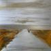 Painting Chemin vers la mer by Mahieu Bertrand | Painting Raw art Marine Metal