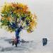 Painting Arbre de vie by Raffin Christian | Painting Figurative Life style Oil Acrylic