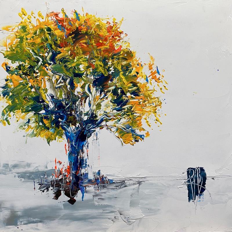 Painting Arbre de vie by Raffin Christian | Painting Figurative Acrylic, Oil Life style