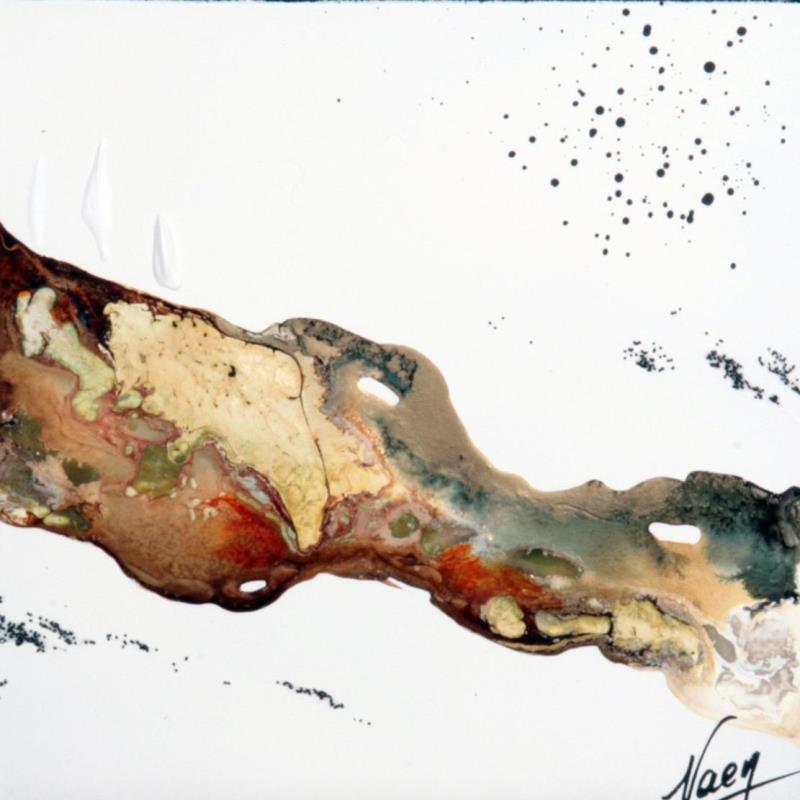 Painting C 1975 by Naen | Painting Abstract Acrylic Minimalist