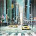 Gemälde New York  von Euger | Gemälde Figurativ Urban Öl