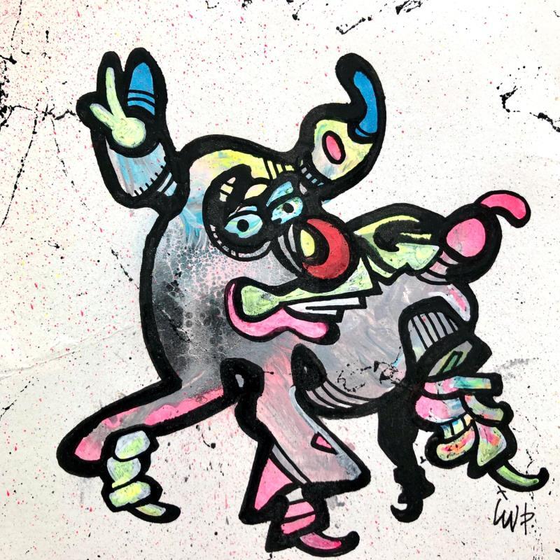 Painting Torok by iW | Painting Street art Animals Oil Acrylic Ink