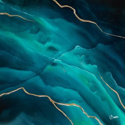 Gemälde Onyx nébuleuse von Baroni Victor | Gemälde Abstrakt Mischtechnik Minimalistisch