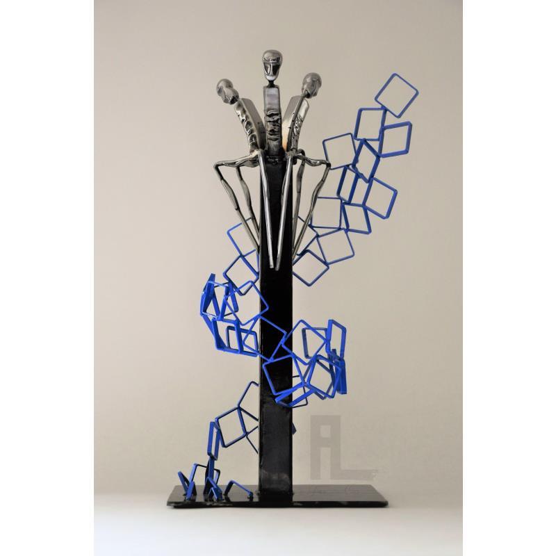 Skulptur Les éphèmere von AL Fer & Co | Skulptur Art brut Metall