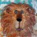 Painting Terrible Leo by Maury Hervé | Painting Raw art Animals