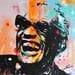 Gemälde Ray Charles von Mestres Sergi | Gemälde Pop-Art Pop-Ikonen Graffiti
