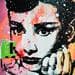 Painting Audrey's ring by Mestres Sergi | Painting Pop art Mixed Pop icons