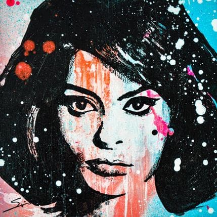Peinture Sophia Loren par Mestres Sergi | Tableau Pop Art Mixte icones Pop