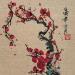 Peinture Cherry blossom  par Yu Huan Huan | Tableau Figuratif Natures mortes Encre