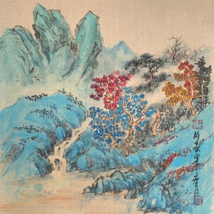 Gemälde Spring  von Yu Huan Huan | Gemälde Figurativ Tinte Landschaften
