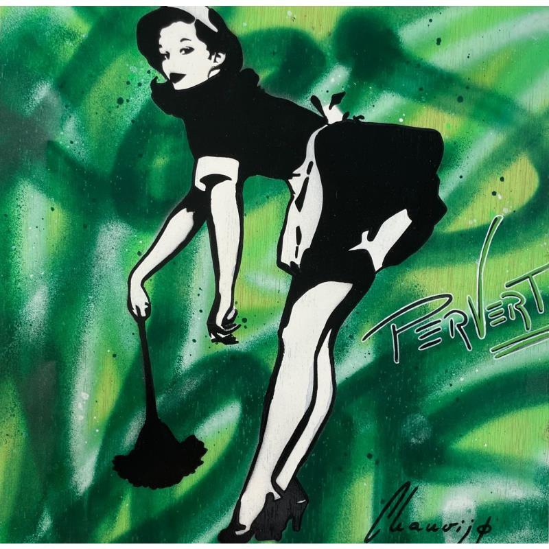 Peinture Pervert par Chauvijo | Tableau Pop-art Icones Pop Graffiti Acrylique Résine