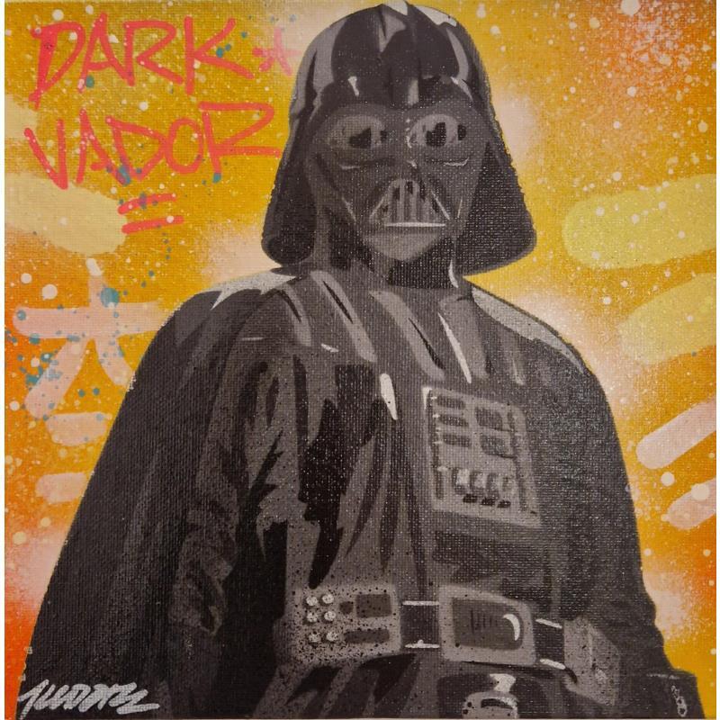 Peinture Dark Vador  par Kedarone | Tableau Street Art Graffiti, Posca Icones Pop