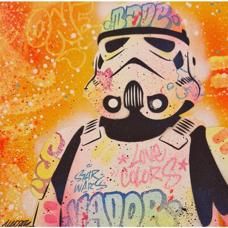 Peinture stormtrouper  par Kedarone | Tableau Pop-art Icones Pop Graffiti Posca