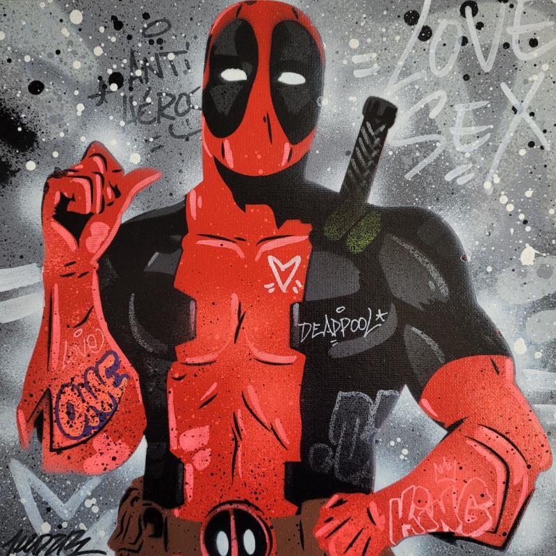 Painting Deadpool by Kedarone | Painting Pop art Graffiti, Posca Pop icons